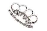 Cumpara ieftin Rozeta Box Pumnal Autoaparare Ideallstore Argintiu Otel Craniu 12cm