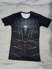 Tricou 3D Spiderman Marimea M - Venom , Super Eroi Albastru Inchis foto