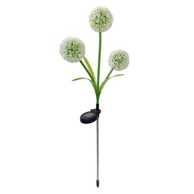 Lampa led incarcare solara 3000k model floare de usturoi foto