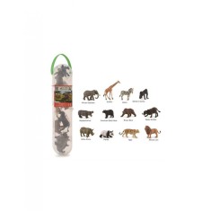 Cutie cu 12 minifigurine Animale salbatice