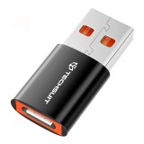Adaptor OTG premium Type-C la USB, 5Gbps, 6A Asteroid GSM A5, negru
