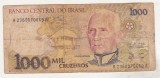 bnk bn Brazilia 1000 cruzeiros 1990 uzata