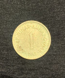 Moneda 1 dinar 1983 Iugoslavia, Europa