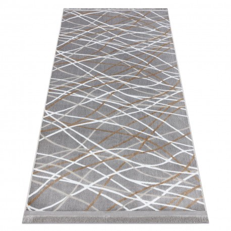 Covor Sample EXCLUSIVE 001 Valuri gri, 83x155 cm