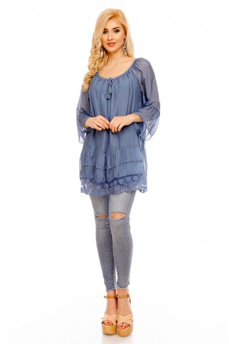 N575-4 Bluza eleganta cu maneci tip clopot