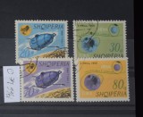 TS23 - Timbre serie - 1966 Albania - Shoiperia - cosmos stampilat