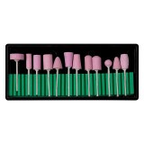 Capete Freza Unghii, piatra abraziva, pentru manichiura si pedichiura, set 12 buc