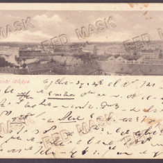 4700 - TIMISOARA, Panorama, Litho, Romania - old postcard - used - 1900