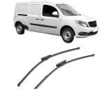 Cumpara ieftin Set stergatoare MERCEDES-BENZ CITAN Box Body/MPV (W415) 2012-2021, parbriz, Valeo Silencio Xtrm