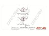 Dr!ve+ DP1010.10.1038 set placute frana,frana disc