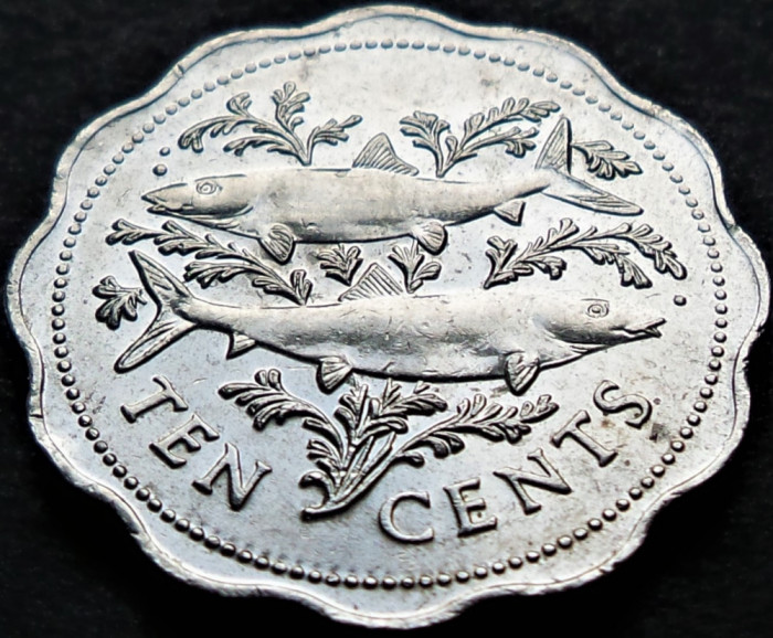 Moneda exotica 10 CENTI - I-LE BAHAMAS, anul 2000 * cod 3860