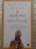 MEMORIE SI IDENTITATE-IOAN PAUL AL II-LEA