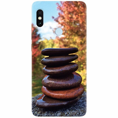 Husa silicon pentru Xiaomi Mi 8, Stacking Stones foto