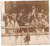 639 - Queen MARIA, Prince NICOLAE, Princess ILEANA aboard ship - old Press Photo