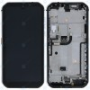 Capacul frontal al modulului de afișare Blackview BV9900 Pro + LCD + digitizer negru/argintiu