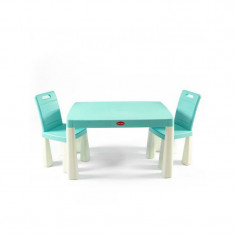 Set masa copii si scaune MyKids 04680/7 Turqoise