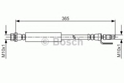 Conducta / cablu frana FORD TRANSIT CUSTOM bus (2012 - 2016) BOSCH 1 987 481 703 foto