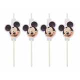 Set 4 paie de baut cu medalion, model Mickey Mouse, Oem