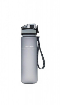 Sticla apa Uzspace Tritan, fara BPA cu capac 1000ml gri Handy KitchenServ foto