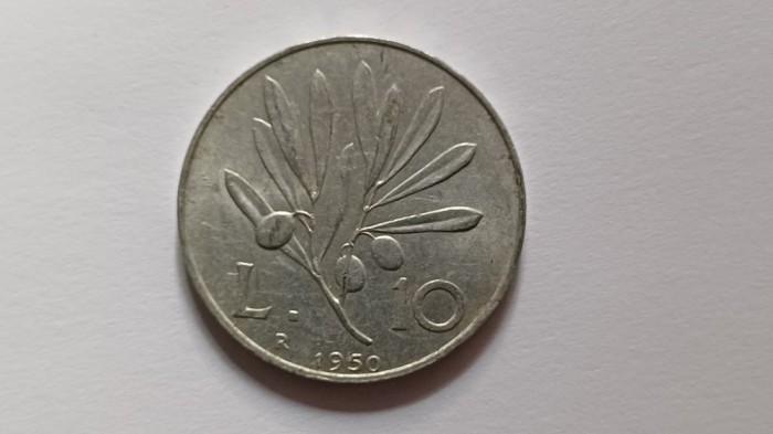 Italia-10 Lira 1950