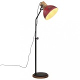 Lampa de podea, 25 W, rosu uzat, 30x30x100-150 cm, E27