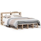 Cumpara ieftin Cadru de pat fara saltea, 120x190 cm, lemn masiv pin
