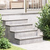vidaXL Trepte de Scară Plăci din Aluminiu 4 buc Anti-alunecare 60x20 cm