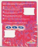 bnk card Romania - Alo Mobil Rom - suport SIM - RO-DIA-ALO-GSM-0001I