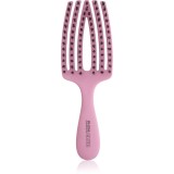 Olivia Garden Club The Nomad Detangling&amp;Shine Fingerbrush​ perie de tip paletă pentru păr Pink 1 buc