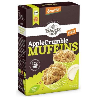 Mix pentru Muffins cu Mere Fara Gluten Eco 400 grame BauckHof foto