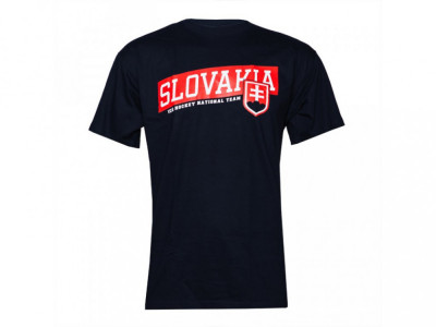 Echipa națională de hochei tricou de bărbați Slovakia stripe - XL foto