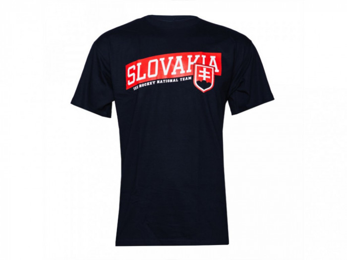 Echipa națională de hochei tricou de bărbați Slovakia stripe - XL
