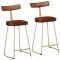 vidaXL Scaune de bar 2 buc 49x43x88 cm lemn masiv de mango 4013519