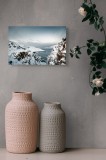 Tablou Canvas, "Frumusețea sălbatică a iernii nordice", Zăpadă, St&acirc;nci, Cer, Ocean, Iarnă, Peisaj, Liniște, 39 x 26 cm, CMCLASS