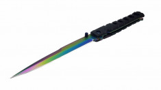 Cutit briceag Ti Lite Cold Steel Rainbow lama stilet cu prindere curea foto