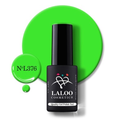 376 Green Neon | Laloo gel polish 7ml foto