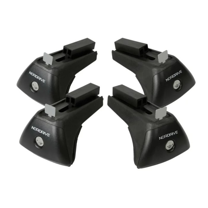 Evos IA (In-Rail Alu) kit de 4 picioare pentru bare de aluminiu Silenzio Alumia Helio Garage AutoRide