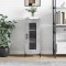 vidaXL Servantă, gri beton, 34,5x34x90 cm, lemn compozit 828808