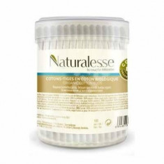 NATURALESSE Betisoare cosmetice din bumbac Organic cutie 100buc foto