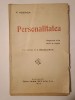 F. Aderca - Personalitatea (cu o prefață de C. Rădulescu-Motru) (1922)