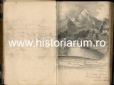 1602SPN Carnet de amintiri, Siret, jud Suceava, 1899-1908, cu 2 desene de Dmitri Orelski Potoroka din 1917
