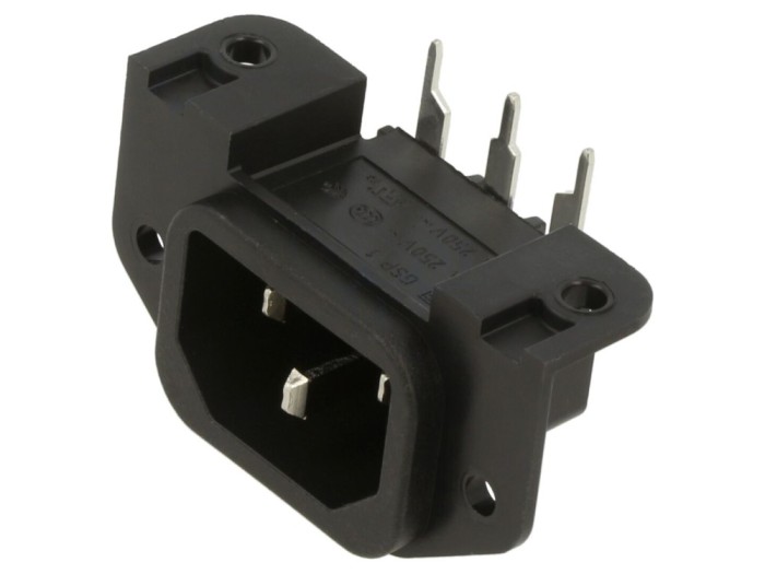 Conector alimentare AC 10A 250V