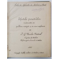 COLEGAT DE DOUA CARTI DESPRE TEHNICA ARTILERIEI MILITARE , 1897- 1899 , VEZI DESCRIEREA !