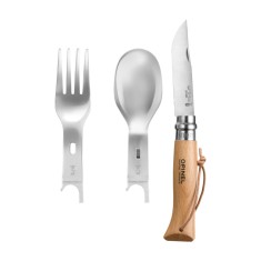 Set 4 piese picnic, inox, &quot;Picnic Plus&quot; - Opinel