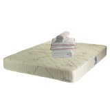 Cumpara ieftin Set Saltea ortopedica Latex Viena 160x200x22cm, fermitate tare, cu spuma poliuretanica, latex 4 cm, aerisire perimetrala, 2 perne matlasate 50x70 anti