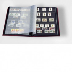Leuchtturm clasoar pentru timbre - 16 file/32 pagini negre
