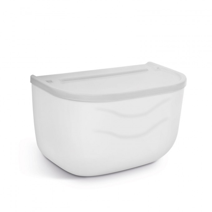 Bewello - Suport pentru h&acirc;rtie igienică - alb - 210 x 135 x 135 mm - BW3002