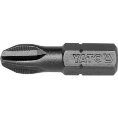 Bit profesional Yato 1 4 , 25mm, cap PH3, HRC 58-62, realizat din otel forjat, cu acoperire anticoroziva