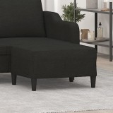 VidaXL Taburet, negru, 70x55x41 cm, material textil