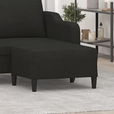 vidaXL Taburet, negru, 70x55x41 cm, material textil